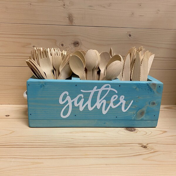 Silverware Caddy Etsy