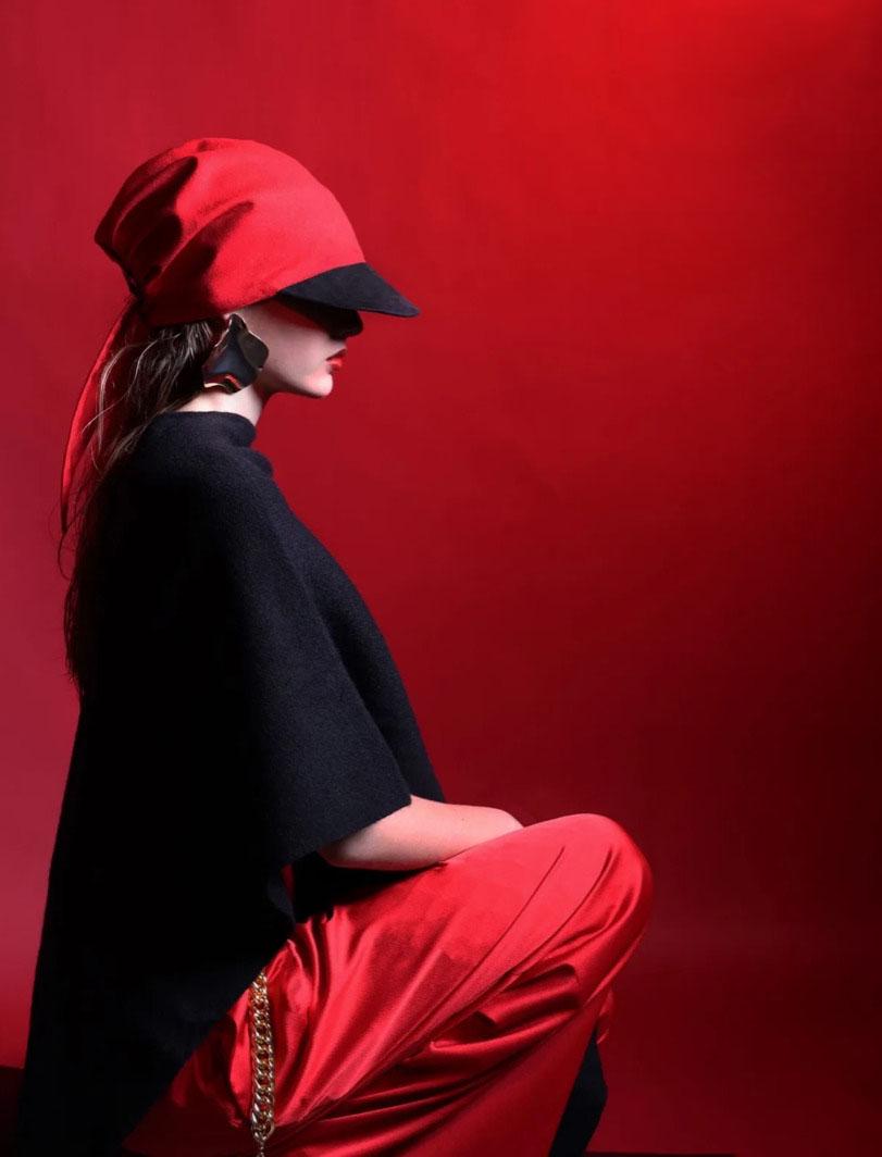sale2000off⭐︎pauline studio⭐︎Bandana Cap Brooklyn Bandana Cap – Handmade Adjustable Modern Vintage Hat