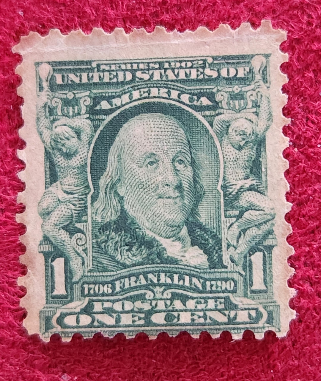1903 Unused Ben Franklin Stamp Etsy