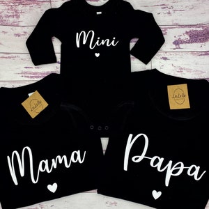 Vater Tochter Partnerlook T-Shirt - Cooles Familien Outfit Für Papa Und Tochter