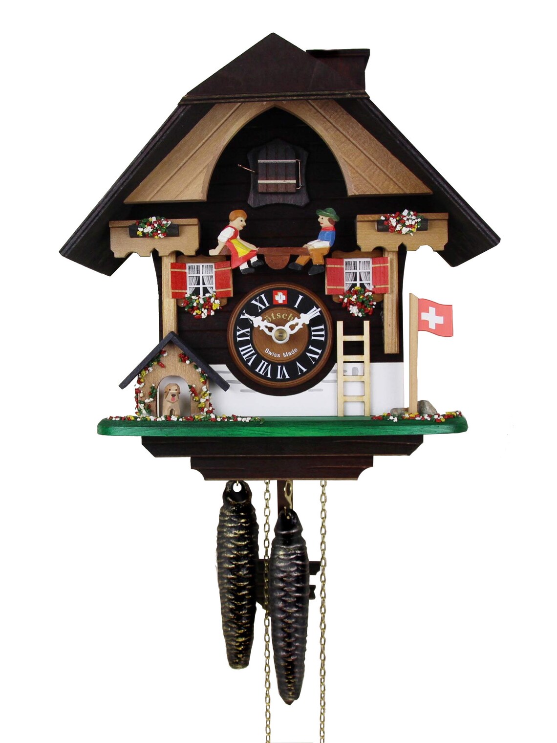 Loetscher Authentic Swiss Handcrafted Cuckoo Clock the Etsy