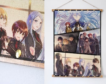 86 Eighty-Six Anime Poster Manga Birthday gift Canvas Spearhead Squadron Vladilena Milizé Shinei Nouzen Mecha Military Action Drama