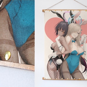 SEXY WAIFU MATERIAL Reifen Hintern Otaku Charme Liebe Anime Leinwand Perv Manga Qualität Druck Wohnkultur Wand Kunst Druck Poster Wandbehang