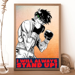 Anime Posters Hajime No Ippo Fighting Boxing Man Cool Room Art Deco Posters  (6) Canvas Wall Art Prints for Wall Decor Room Decor Bedroom Decor Gifts