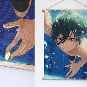 Gratuito! Stampa anime Eternal Summer Ikuya Sousuke Rin Makoto Haruka Rei Allenamento del club di nuoto della scuola superiore Ispira tuffati nel futuro Regalo di compleanno