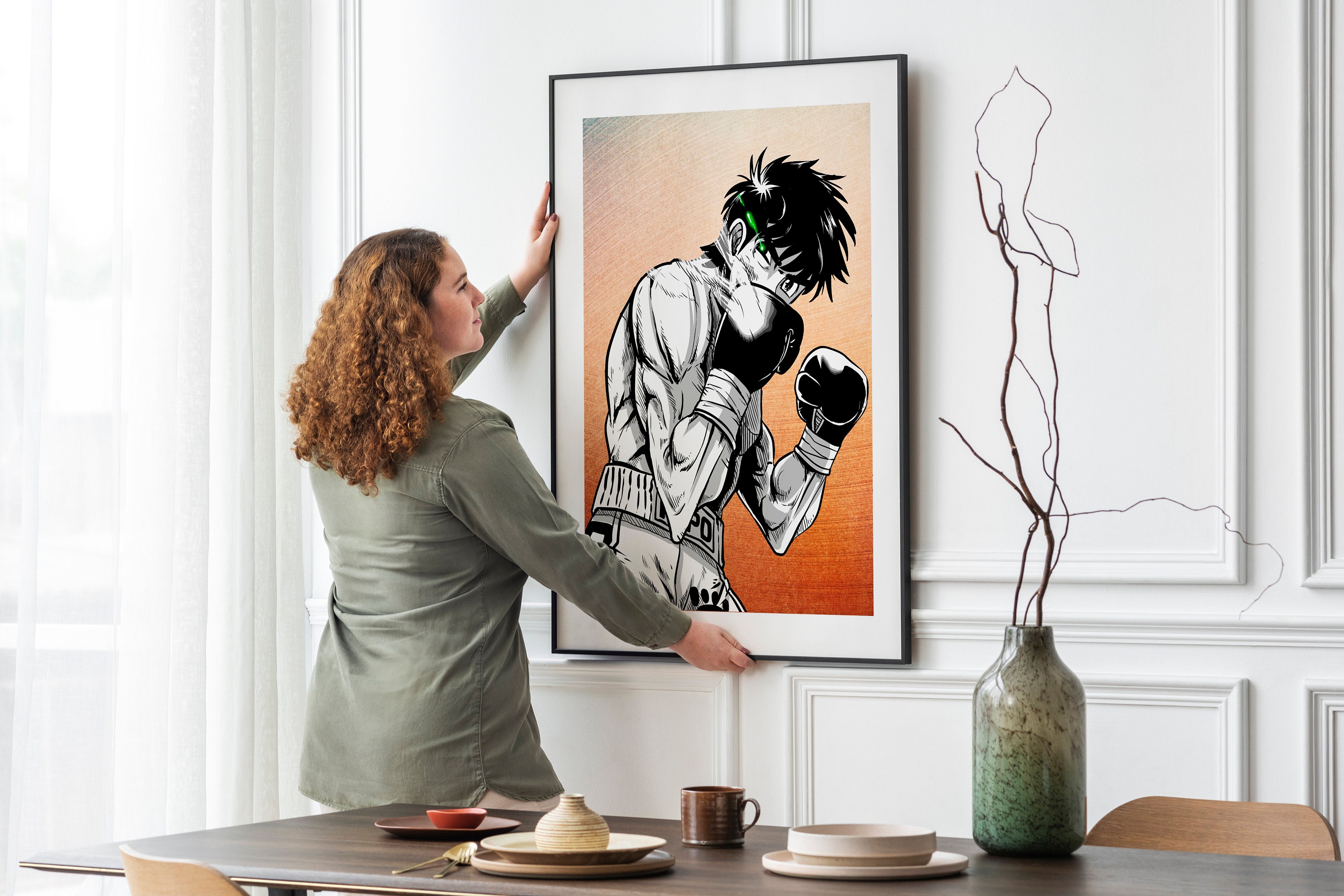 Hajime No Ippo - Ippo Makunouchi Anime Manga Character Print Photographic  Print for Sale by AlL-AbOoTaNiMe