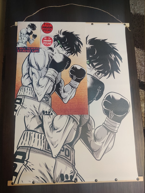 Hajime No Ippo Makunouchi Anime Canvas Manga Print Boxing 