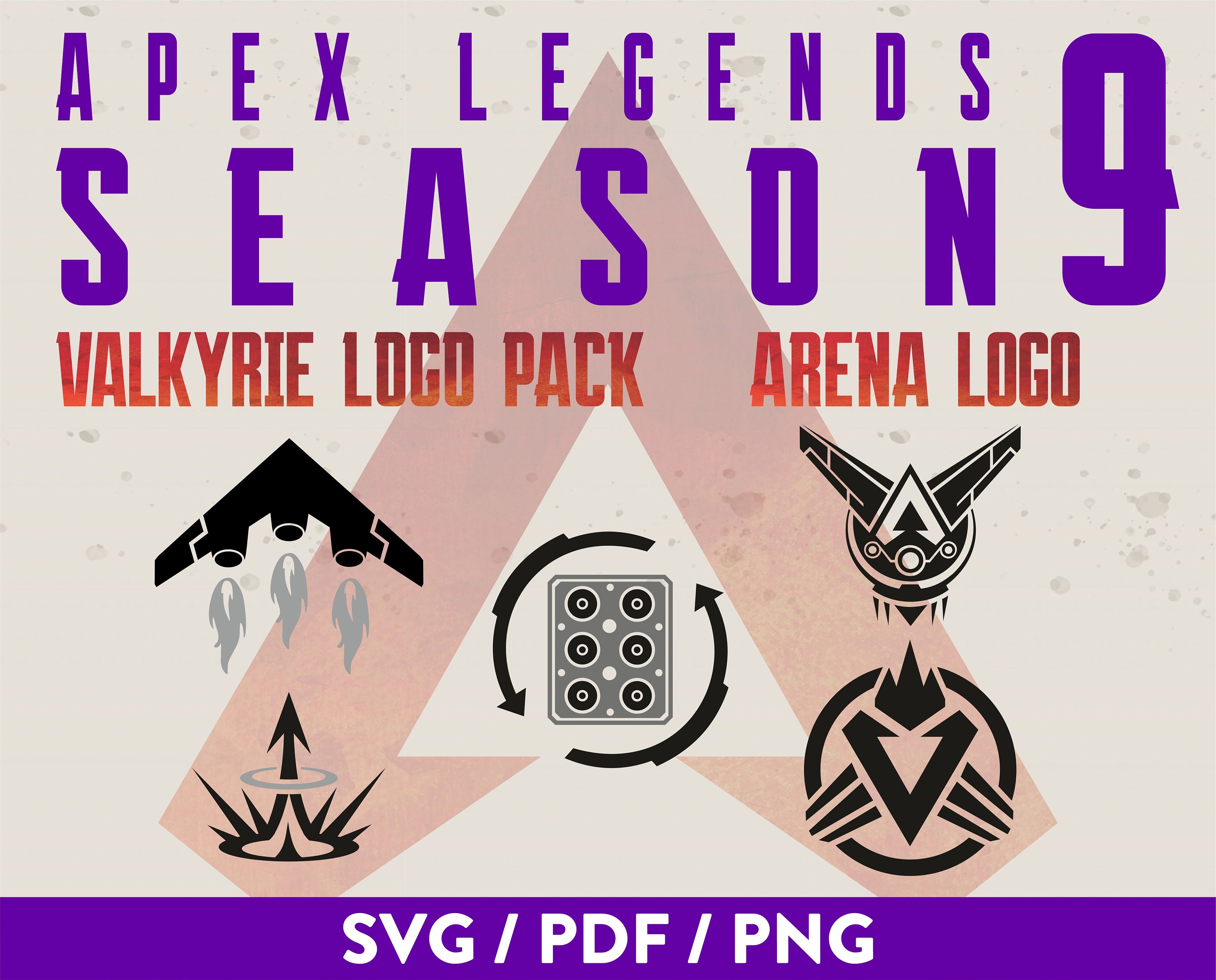 Apex Legends Svg Valkyrie Season 9 Download Arena Bonus Etsy
