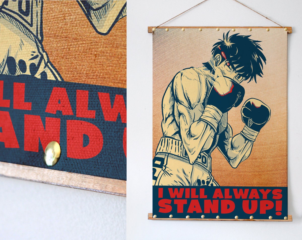 Quadro Arte Hajime No Ippo Anime Boxe Decoração