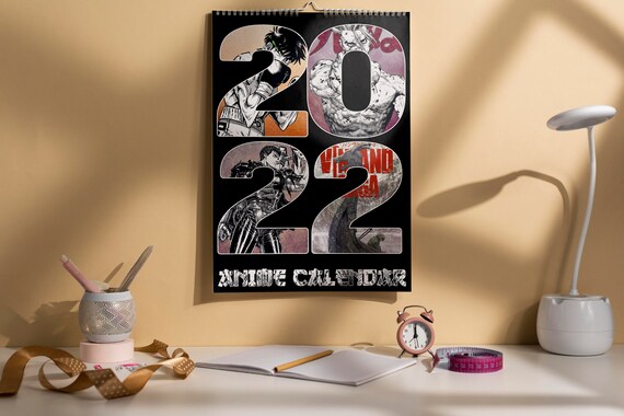 Anime Calendar 2022 Manga Calendar Hajime No Ippo Sun Ken Etsy