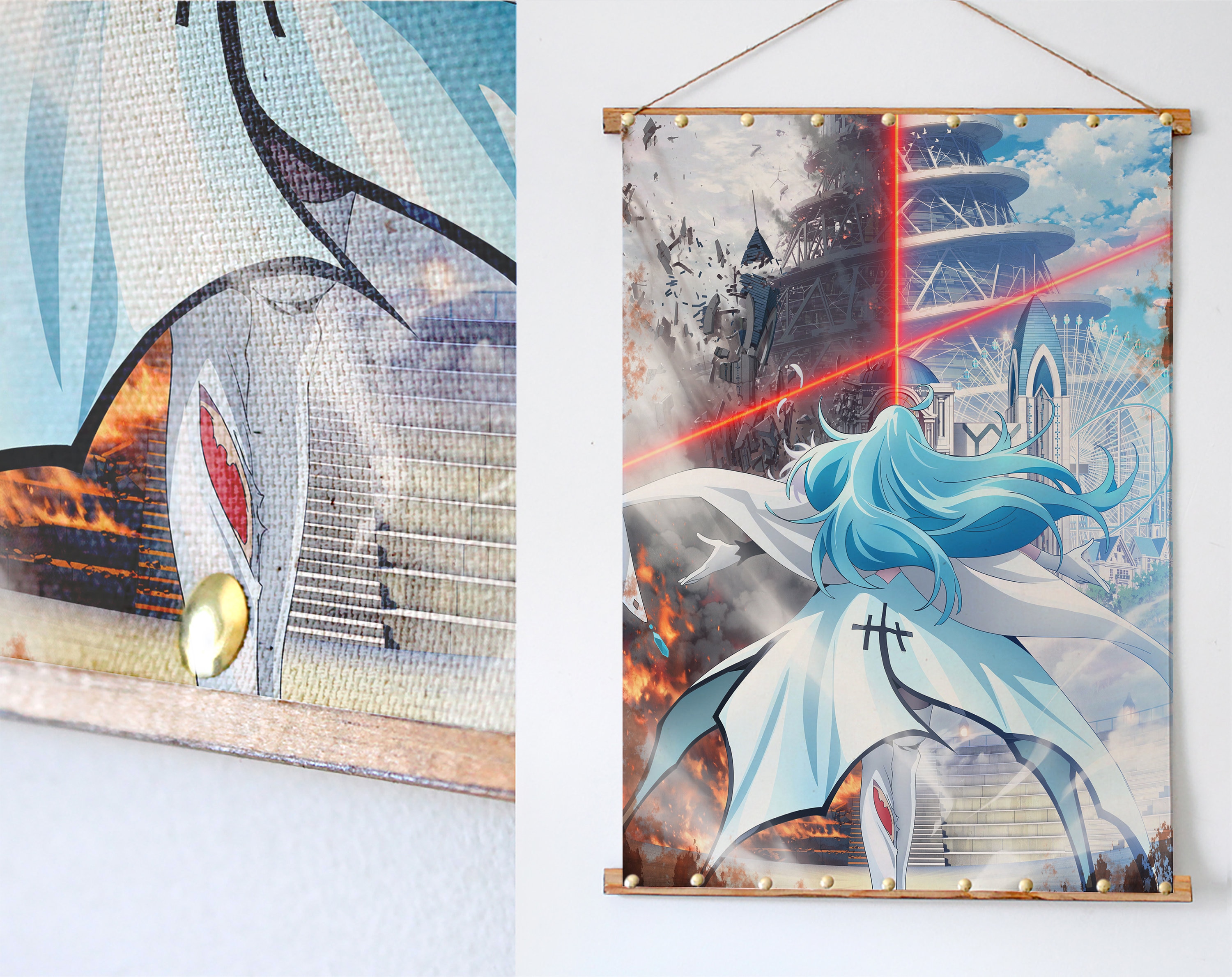 Vivy Fluorite Eye S Song Anime Canvas Print Manga Vivy Etsy