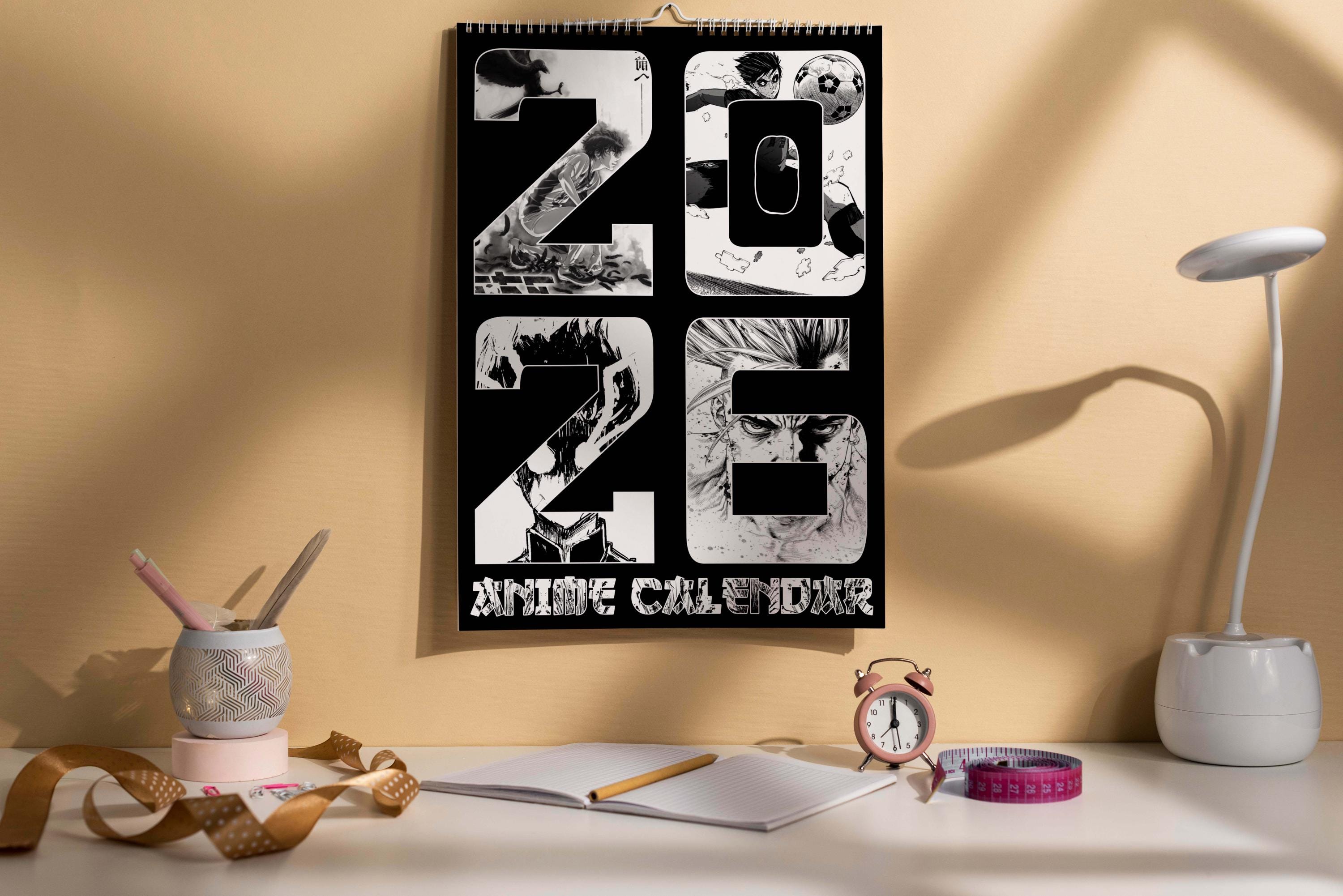 アニメカレンダー2026、カスタムマンガカレンダー2026、カスタムアニメ