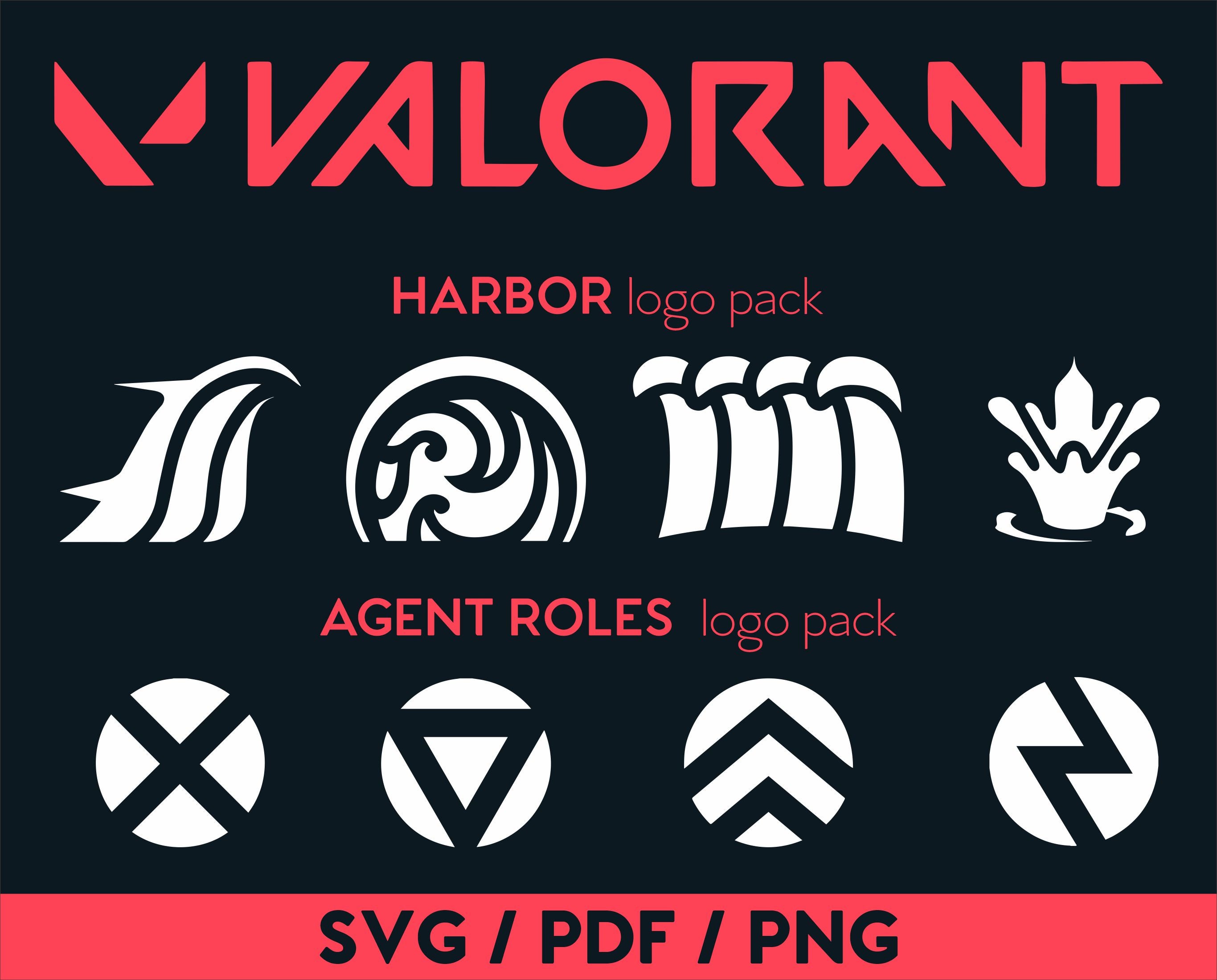 Valorant Harbor Agent SVG PNG PDF Abilities Agent Roles Download