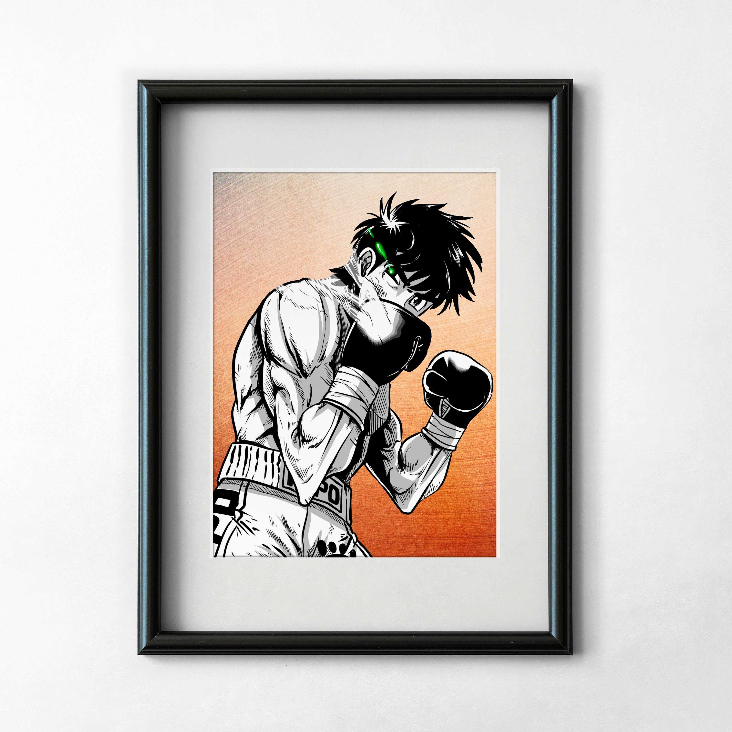 Quadro Arte Hajime No Ippo Anime Boxe Decoração