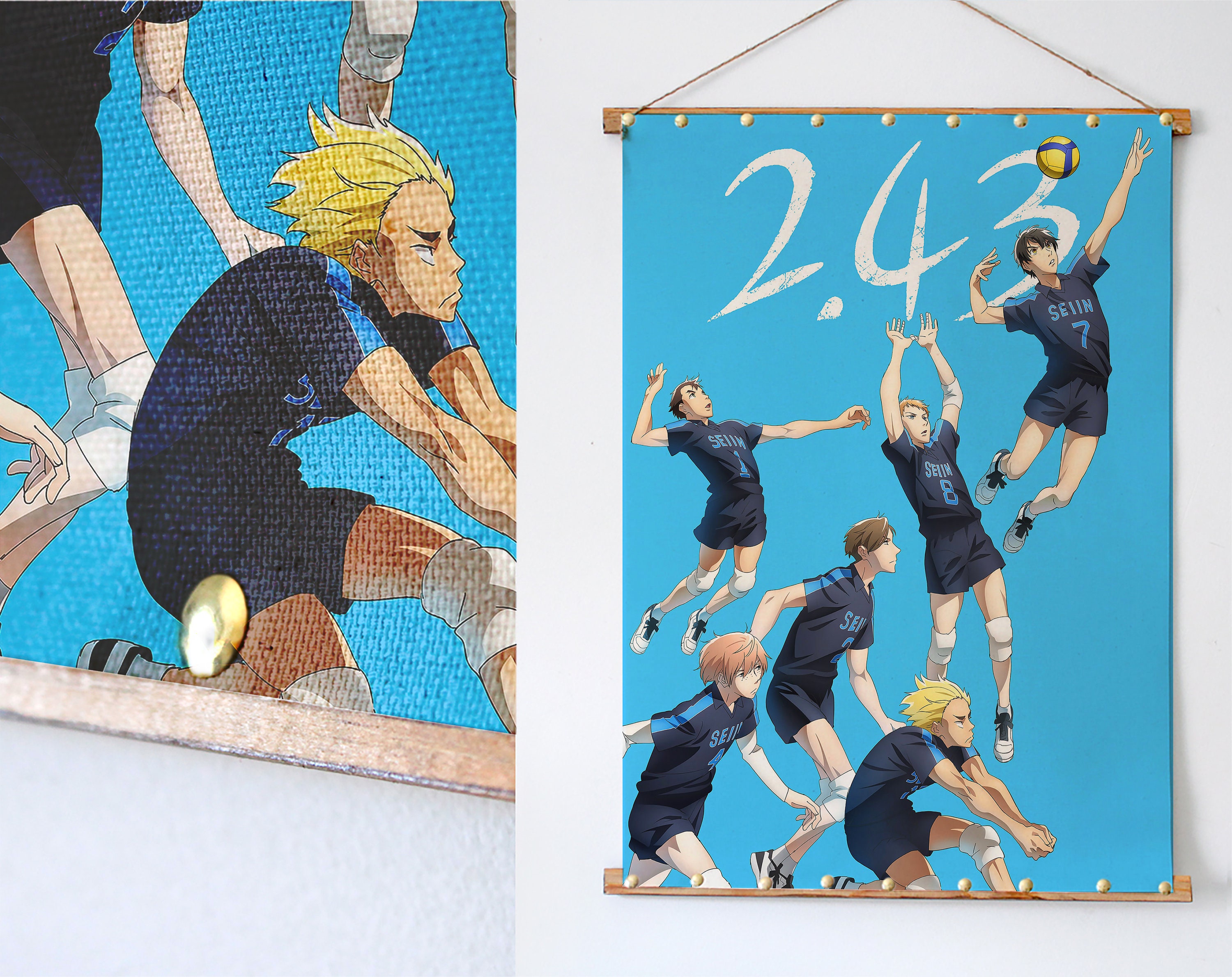 Poster Foundry Haikyuu Poster Season 1 Framed On Paper Print