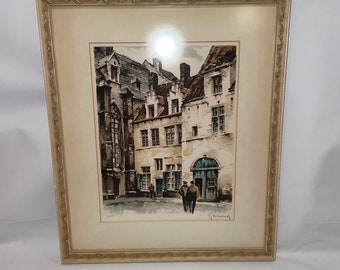 Vintage Roger Hebbelinck Numbered Print