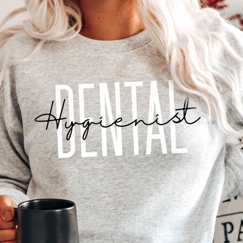 Dental Hygienist Crewneck Sweatshirt for Dental Assistants Etsy