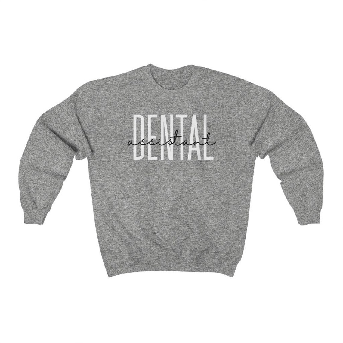 Dental Assistant Crewneck Sweatshirt for Dental Hygienists Etsy