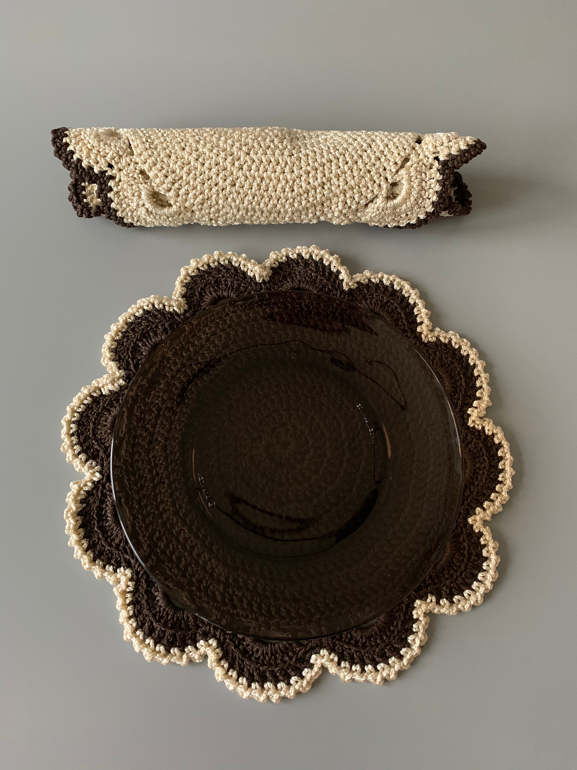 Handmade Modern Macrame Placemats crochet Table Mats Etsy UK