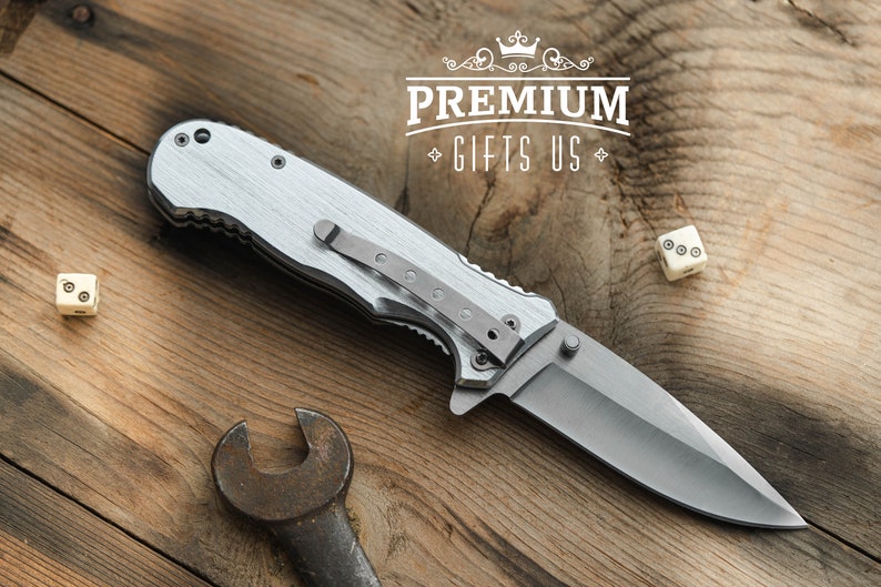 Personalized Gift for Men Pocket Knife with Box Engraved Etsy