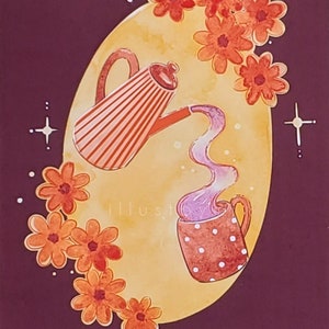Magical Tea Time - Original Printed Artwork