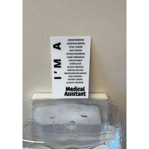 Ik ben een ..... Medisch assistent