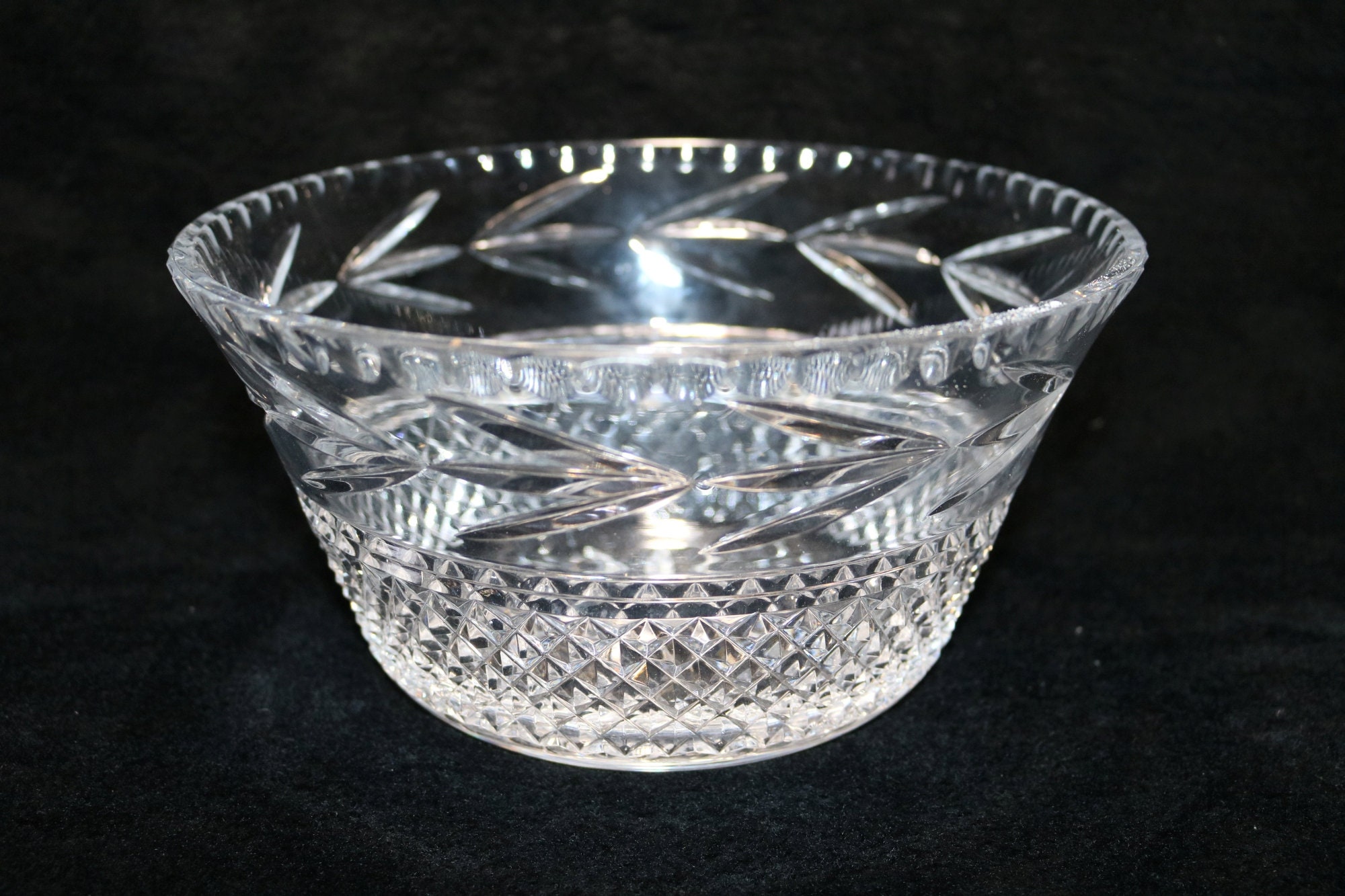 Galway Irish Crystal Dish Irish Lead Crystal Large Bowl Etsy