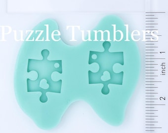 Custom Puzzle Piece Mold, Puzzle Earrings, Puzzle Earring Mold, Puzzle Pendant, Puzzle Piece Earrings, Autism Earrings, Autism Mold S15
