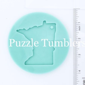 Custom State of Minnesota Keychain Mold, Minnesota Mold, Minnesota Keychain Molds, Custom Keychain Mold (L90)