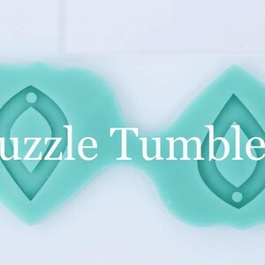Custom Small Abstract Earring Mold, Abstract Earrings, Unique Shape Earring Molds, UV Resin Earrings, Epoxy Earrings (E293)