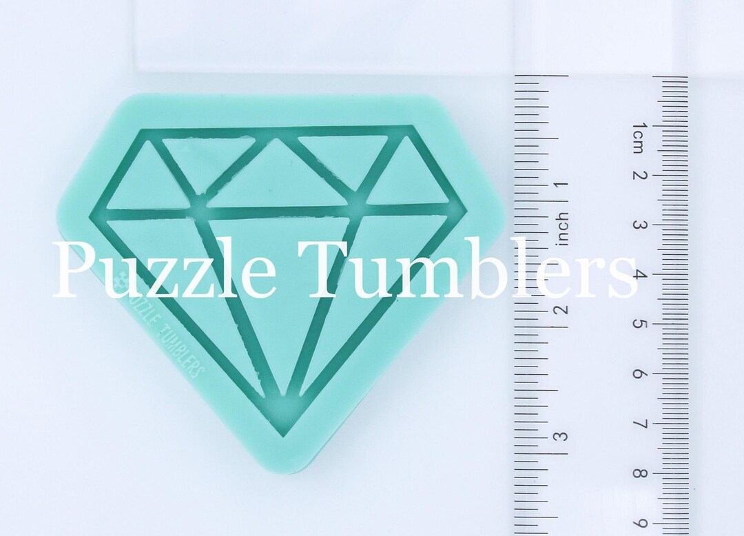 2D Diamond Mold, Diamond Keychain Mold K17 Etsy