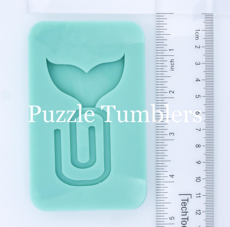 Custom 2D Whale Tail With 2 Fish Paper Clip Bookmark Mold, Teacher ...