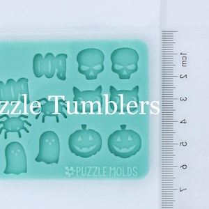 Custom Halloween Stud Pallet Mold, Custom Mold, Epoxy or UV Clear Silicone Mold, UV Resin, Earrings, Halloween, Custom Molds (P10)
