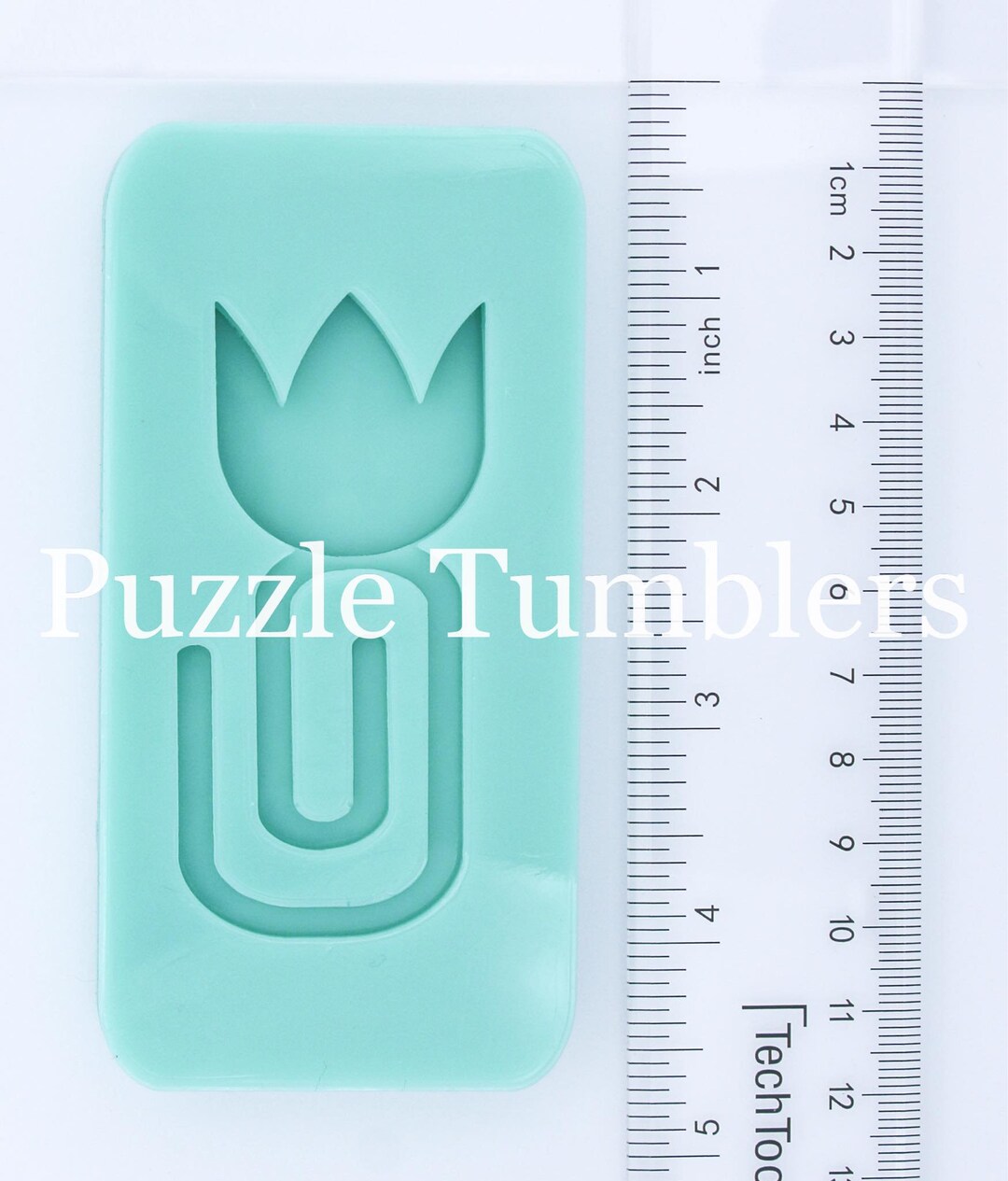 Custom 2D Tulip Paper Clip Bookmark Mold, Teacher Supplies, Book Lovers ...
