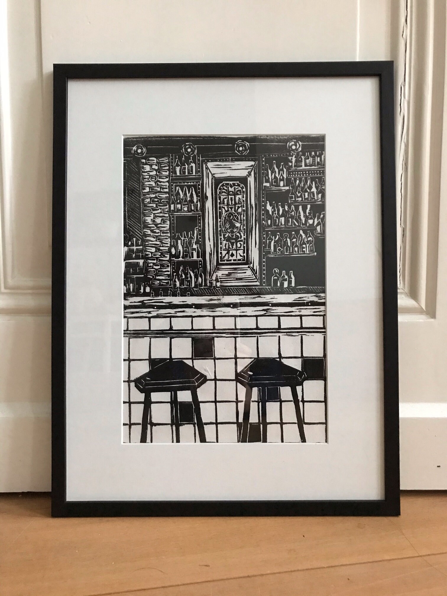 Bumann & Sohn Bar/club Cologne Ehrenfeld Cologne Linocut - Etsy UK