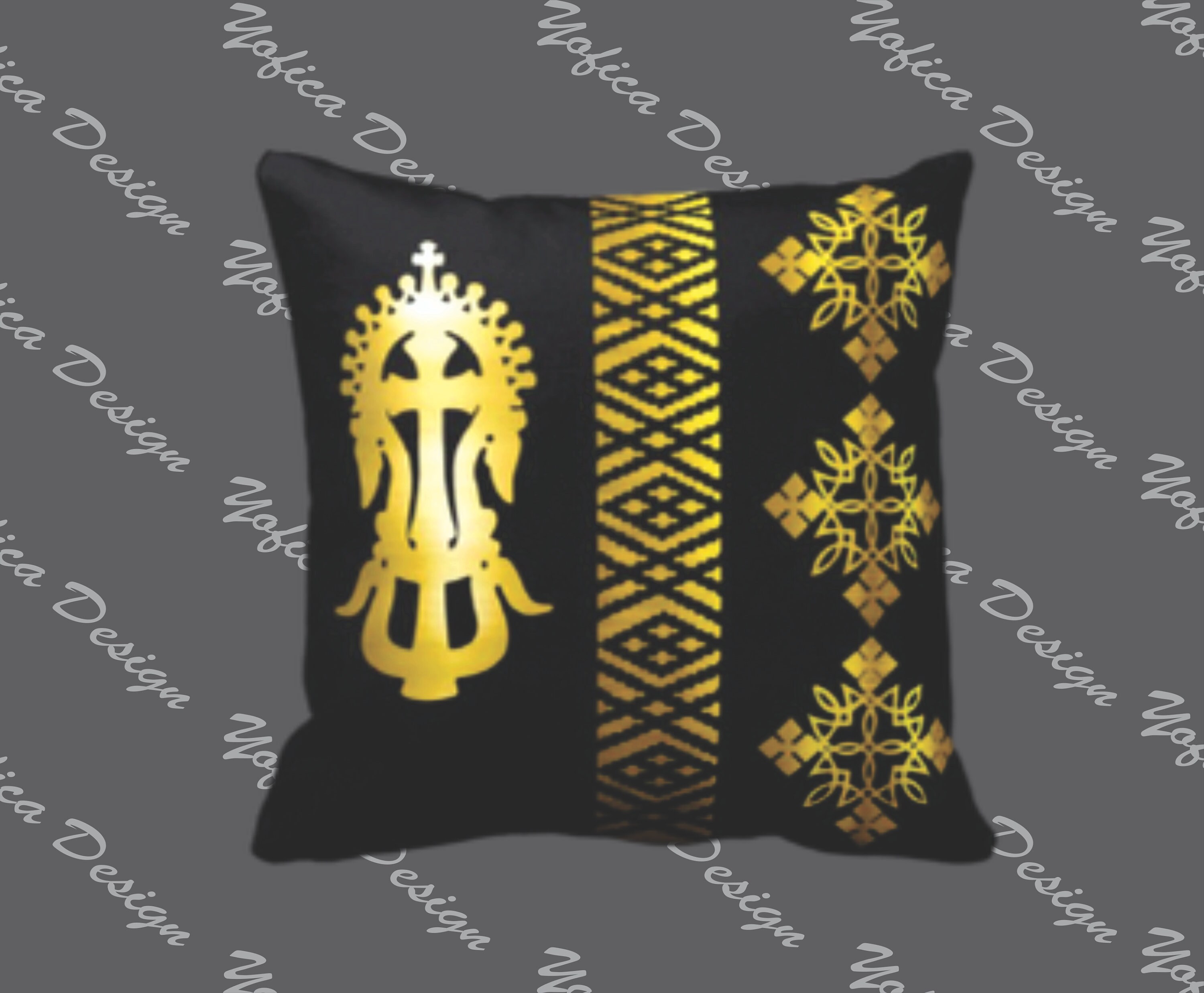 Ethiopian Pillow Ethiopian Cushion Ethiopian Pillow Cover Etsy