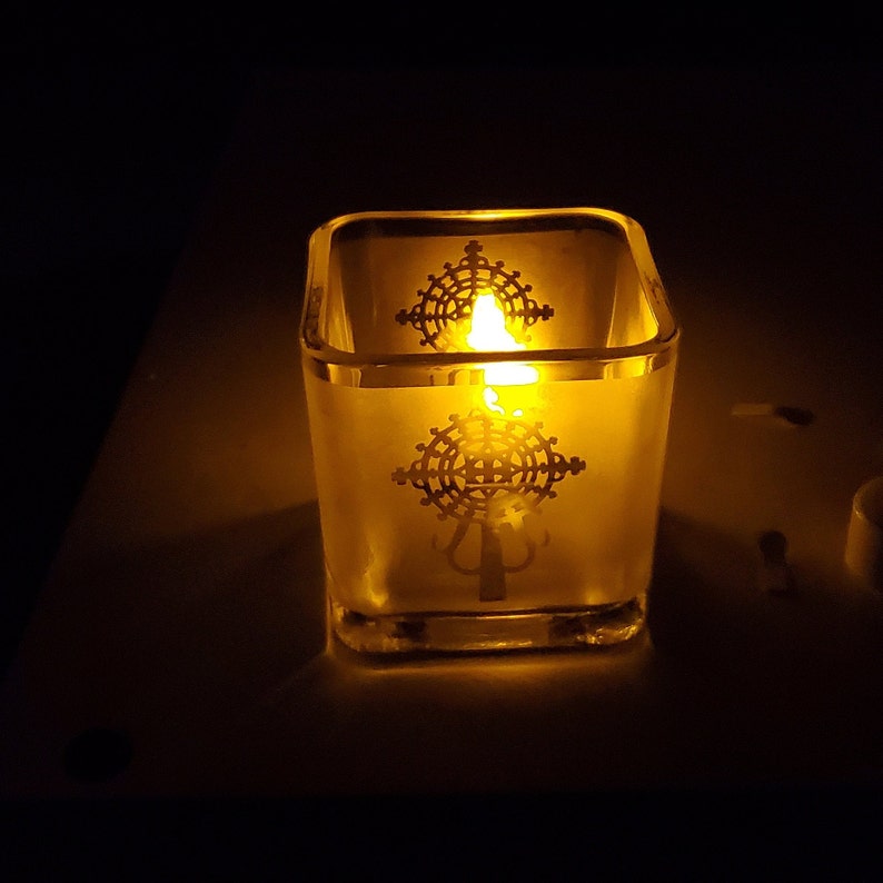 Ethiopian cross Ethiopian gift Ethiopian candle Ethiopian Etsy