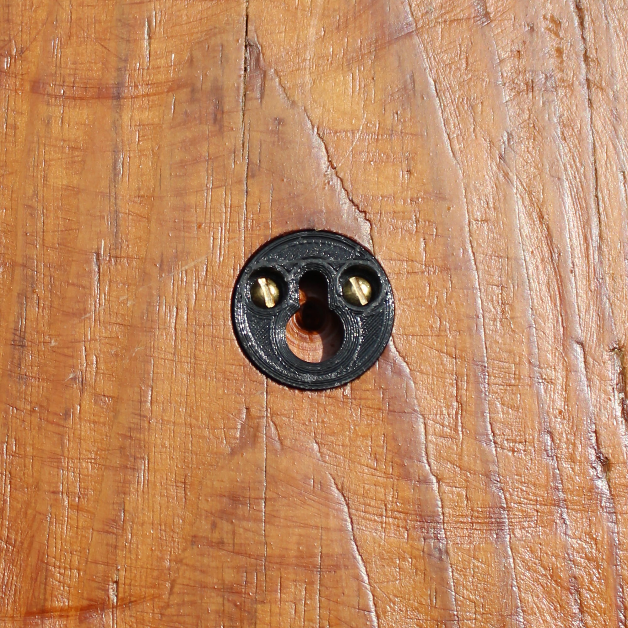 Large Wood Outdoor Thermometer Etsy