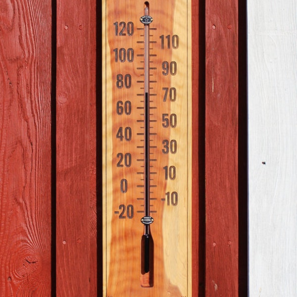Large Outdoor Thermometer Etsy
