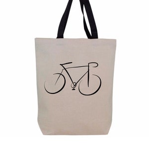 Bike Recycled Cotton Canvas Tote