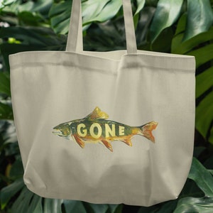 Angeln Einkaufstasche, Fischer Einkaufstasche, Angeln Canvas Einkaufstasche, Western Einkaufstasche, Fisch Canvas Einkaufstasche, Angeln Geschenk, Angeln Einkaufstasche