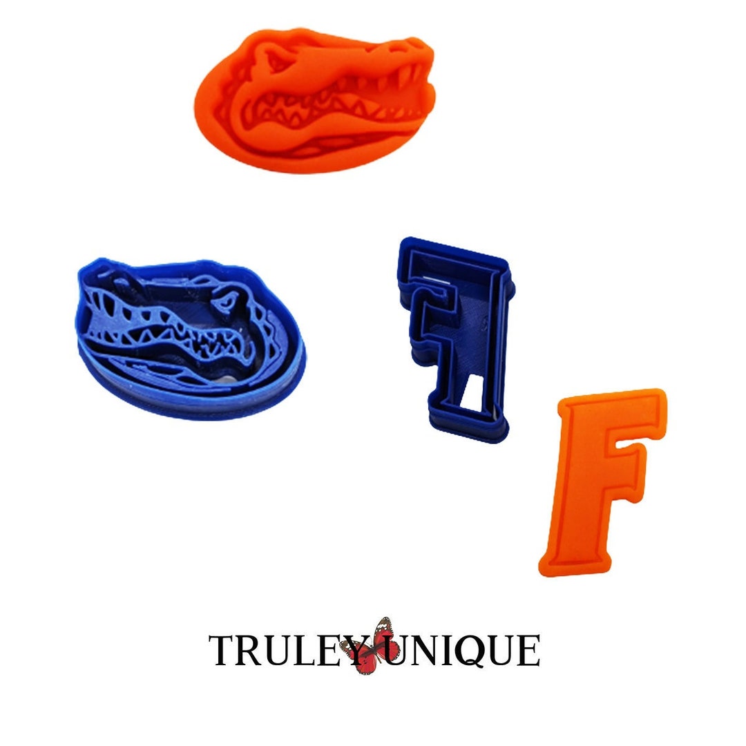 Florida Gators Cutters Cookies Fondant Foam Clay Projects Etsy