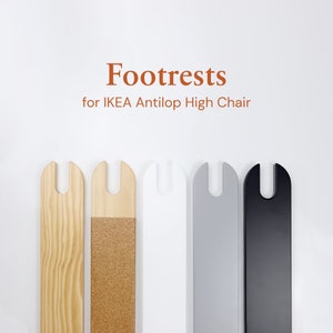 Reposapiés para silla alta IKEA Antilop Baby Trona Reposapiés de bambú de  madera natural (oscuro)