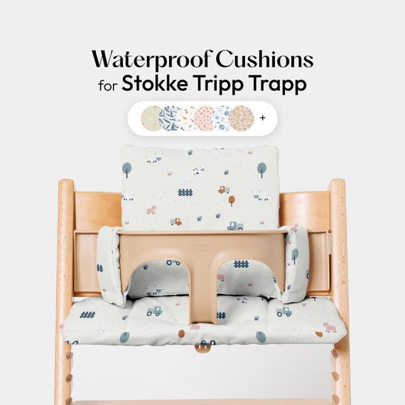 Waterproof Cushions for Stokke Tripp Trapp High Chair – Soft, Comfortable & Easy to Clean