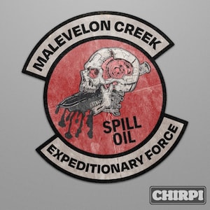 Helldivers 2  Malevelon Creek Patch - Outdoor durable vinyl sticker printed - Gaming