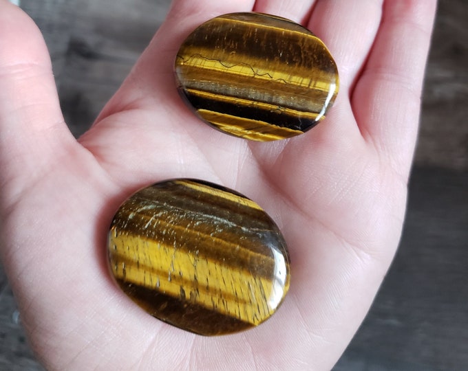 Tiger's Eye Cabochon for Wire Wrapping - Cabochon for Macrame - Tiger's Eye Pendant