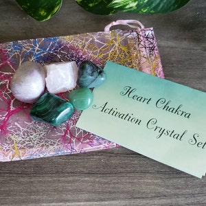 Hart Chakra Activatie Kristal Set
