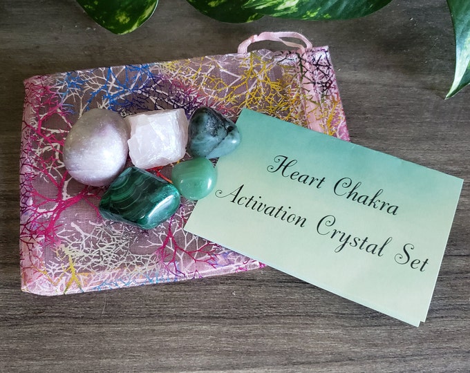 Heart Chakra Activation Crystal Set