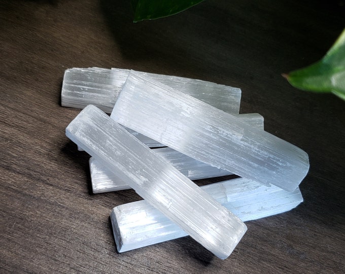 Cleanse and Charge - Selenite Wand - 3 inch Selenite Stick