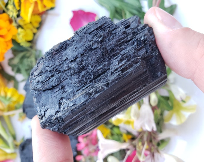 Protection & Cleansing - Black Tourmaline Chunk